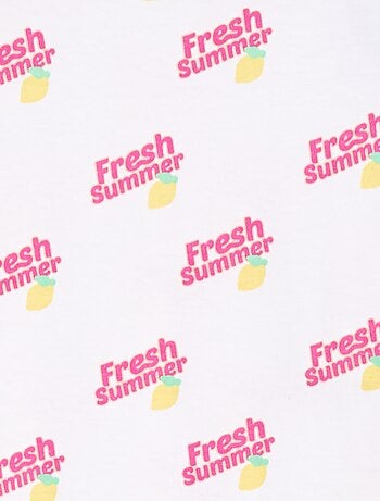 Vestito con stampa fantasia