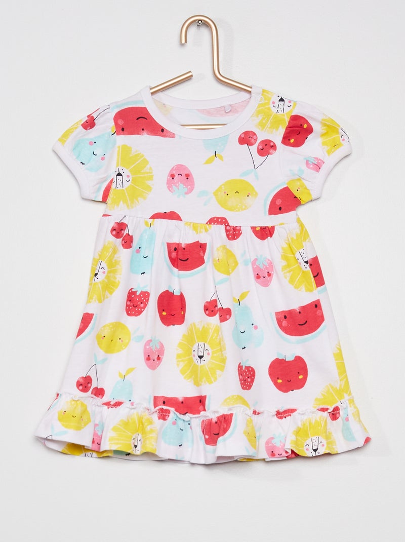 Vestito con stampa 'frutta' BEIGE - Kiabi