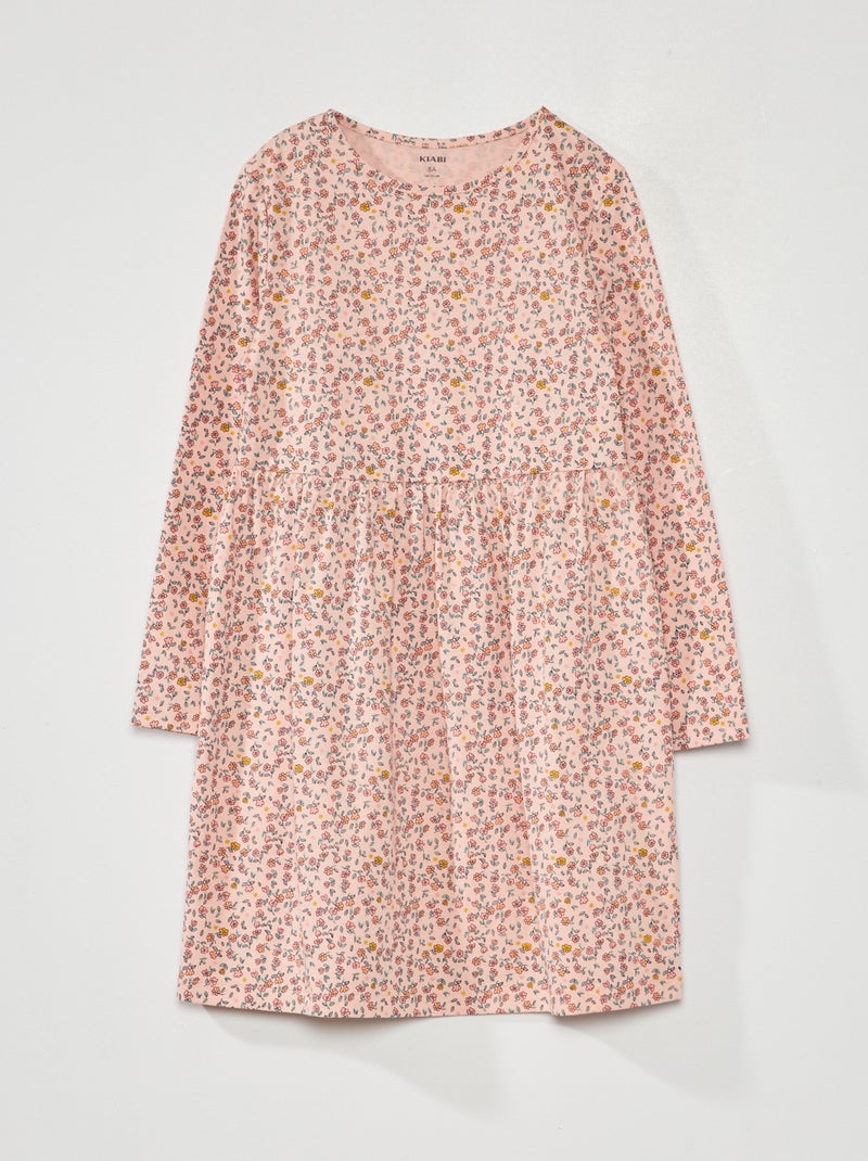 Vestito con stampa ROSA - Kiabi