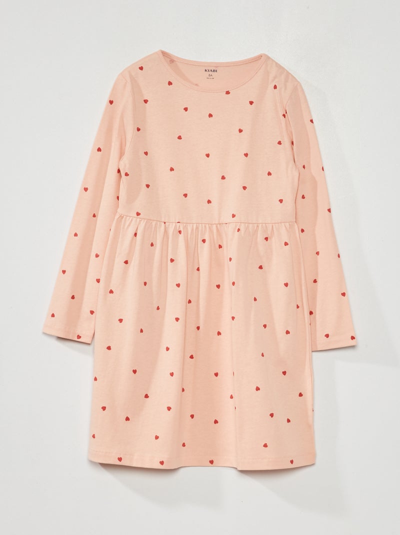Vestito con stampa ROSA - Kiabi
