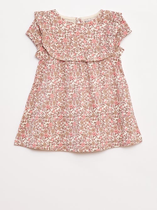 Vestito con volant a maniche corte - Kiabi