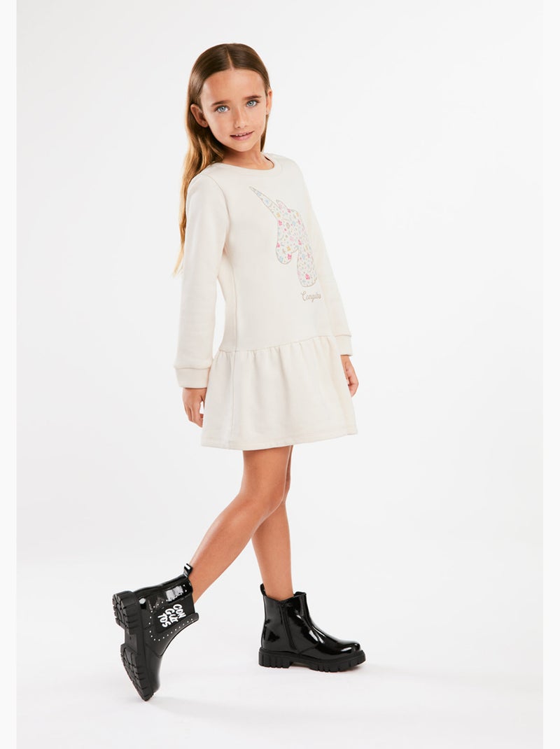Vestito conguitos Beige - Kiabi