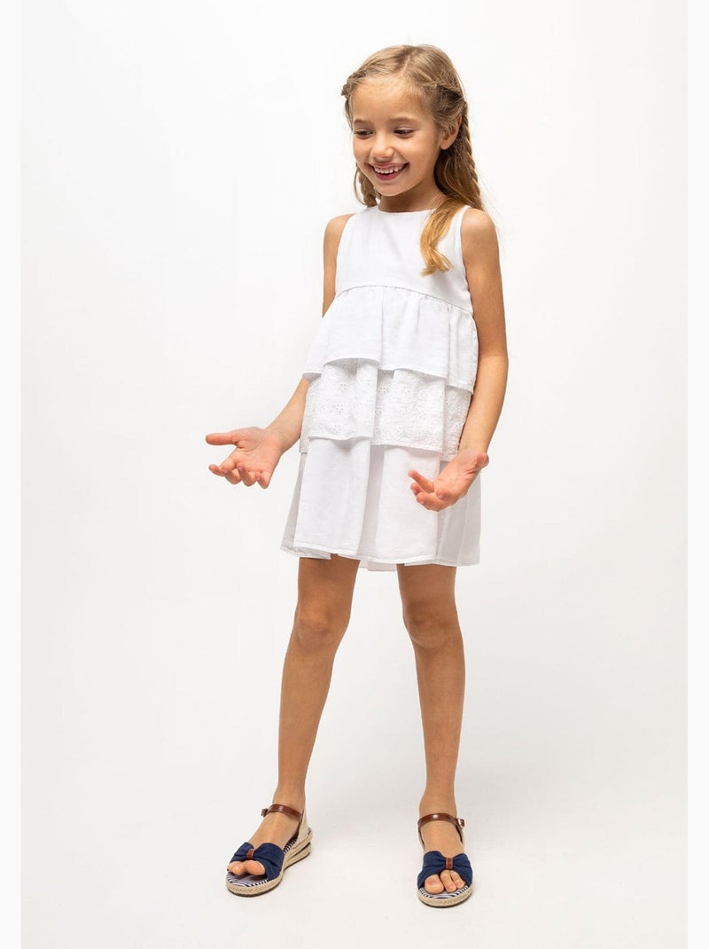 Vestito conguitos Bianco - Kiabi