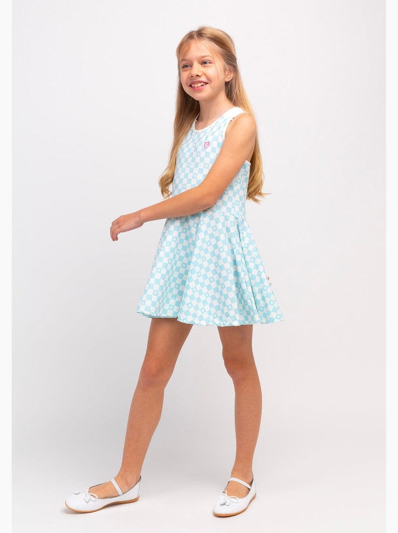 Vestito conguitos Blu azzurro - Kiabi