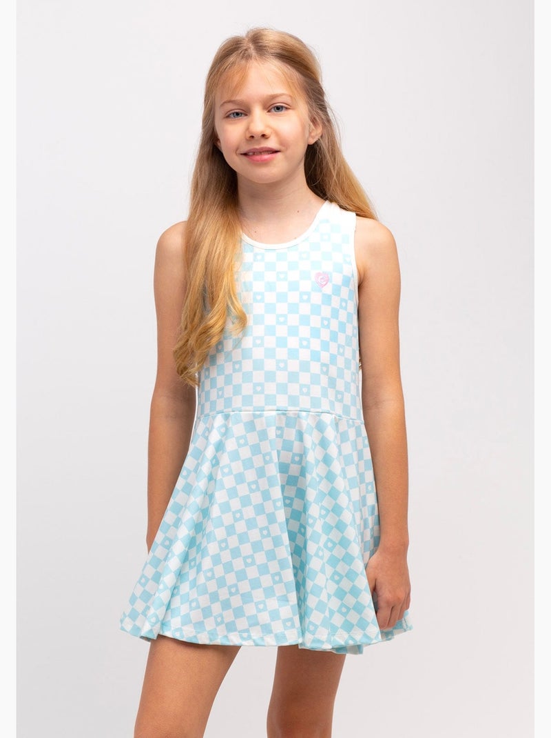 Vestito conguitos Blu azzurro - Kiabi