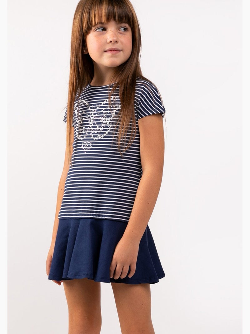Vestito conguitos Blu marino - Kiabi