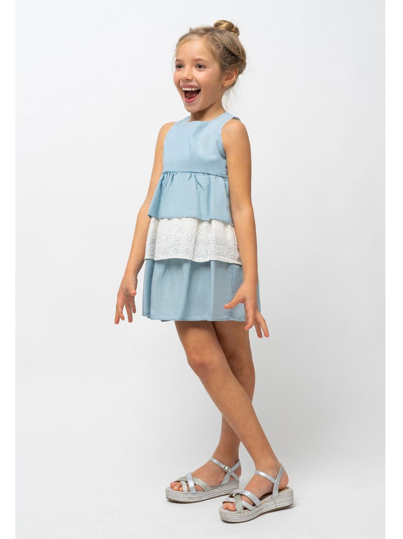 Vestito conguitos Blu reale - Kiabi