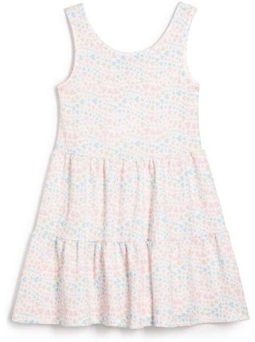 Vestito conguitos estampado de corazones - Kiabi