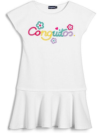 Vestito conguitos logo frontal