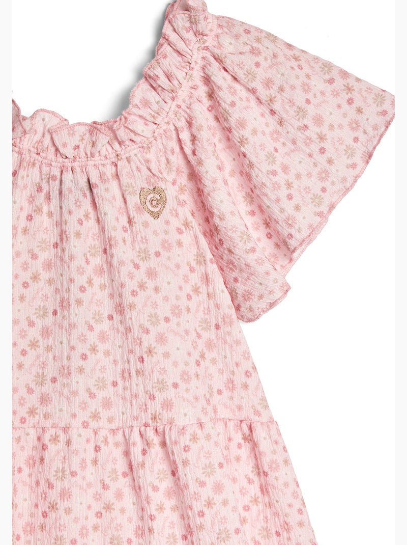 Vestito conguitos logo Rosa - Kiabi