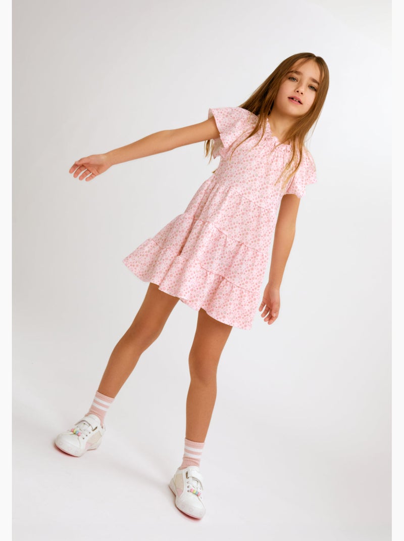 Vestito conguitos logo Rosa - Kiabi