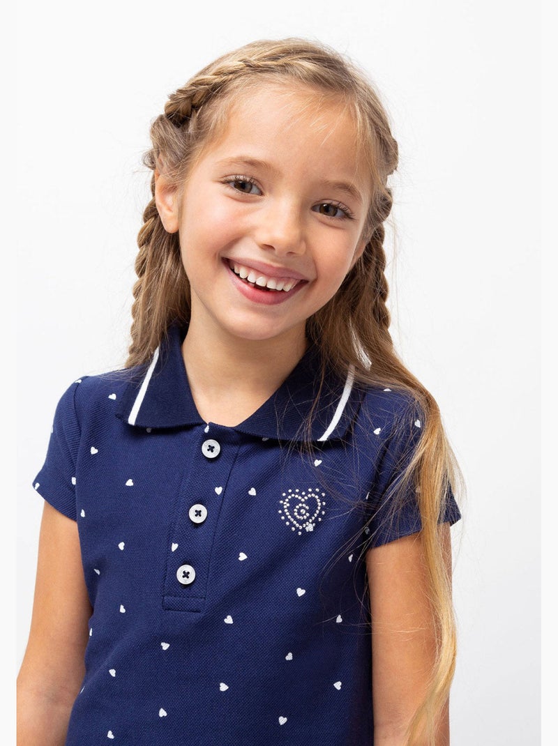 Vestito conguitos lunares vestido Blu marino - Kiabi