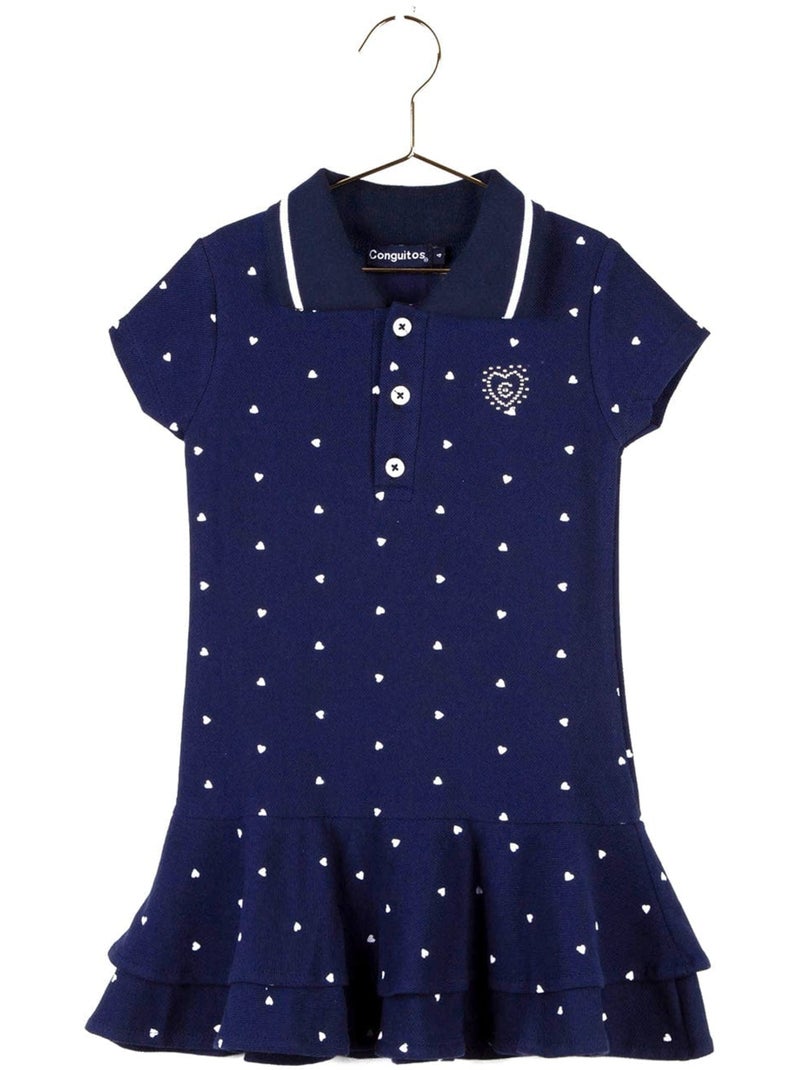 Vestito conguitos lunares vestido Blu marino - Kiabi