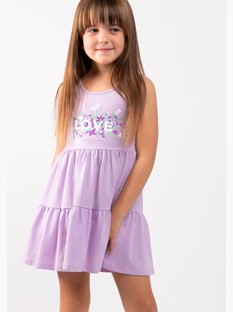 Vestito conguitos Malva lilla - Kiabi