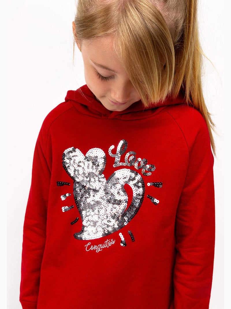 Vestito conguitos Rosso - Kiabi