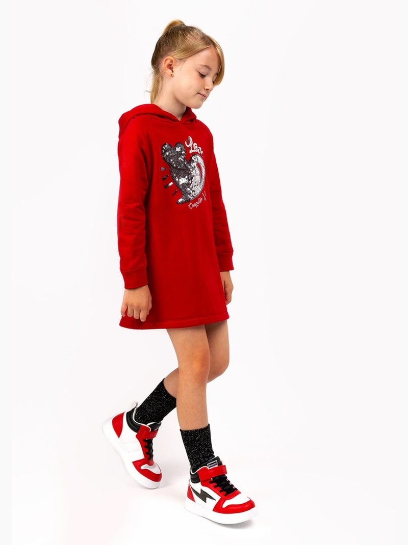 Vestito conguitos Rosso - Kiabi