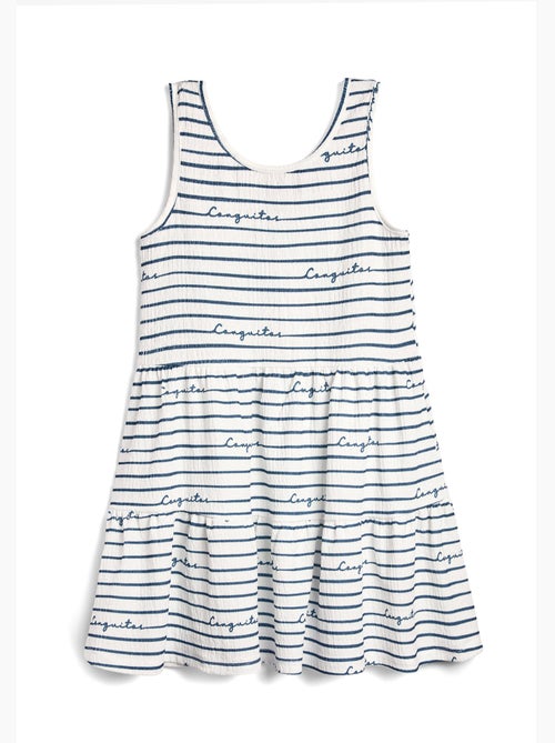 Vestito conguitos strips - Kiabi