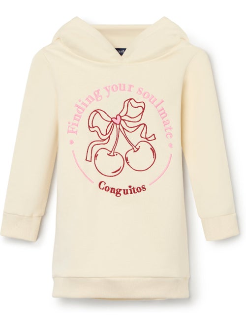 Vestito conguitos sudadera con capucha cherries - Kiabi Vestito conguitos sudadera con capucha cherries - Kiabi