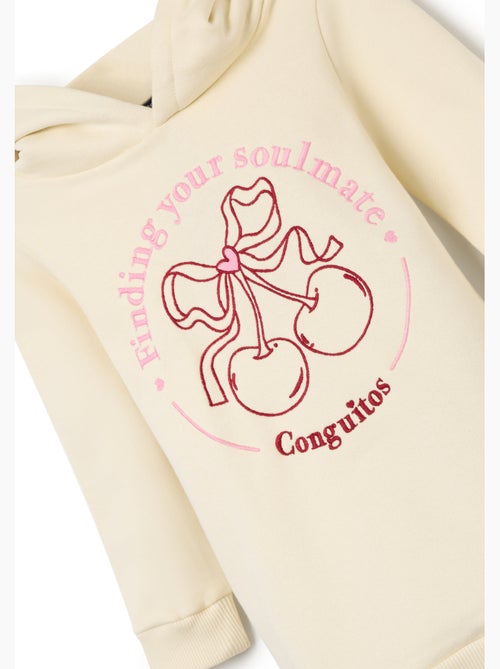 Vestito conguitos sudadera con capucha cherries - Kiabi Vestito conguitos sudadera con capucha cherries - Kiabi