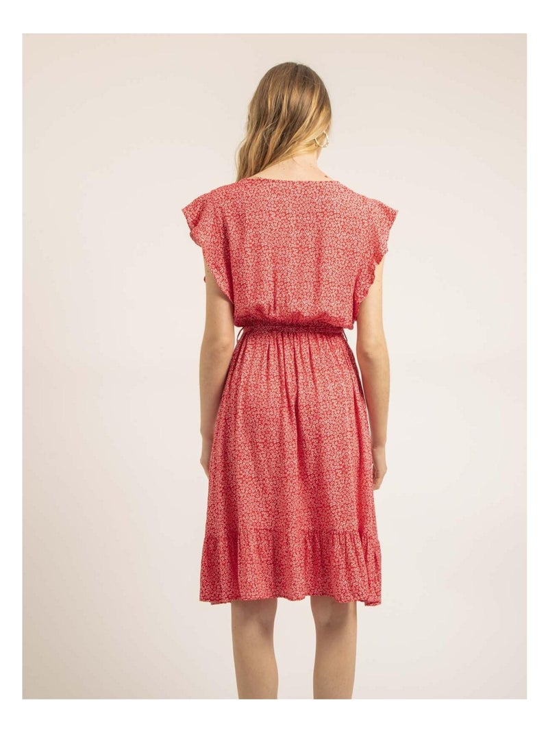 Vestito corto a motivi ILOFTI Rosso - Kiabi