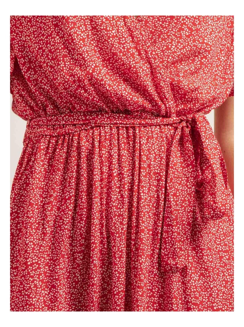 Vestito corto a motivi ILOFTI Rosso - Kiabi