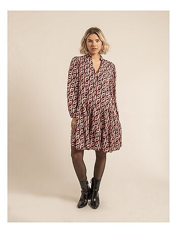 Vestito corto a motivi ISCIANE