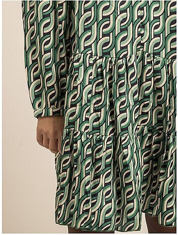 Vestito corto a motivi ISCIANE