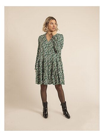 Vestito corto a motivi ISCIANE