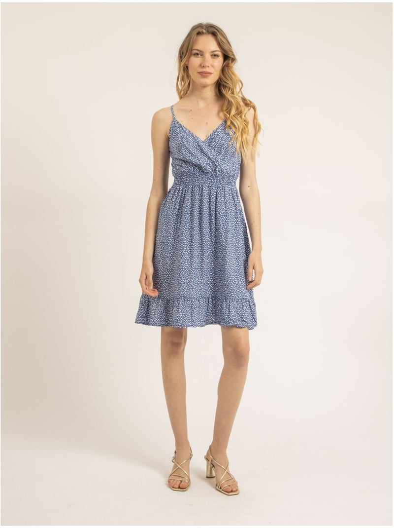 Vestito corto a motivi ITANIEL Blu - Kiabi