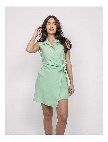 Vestito corto a portafoglio ITANEL