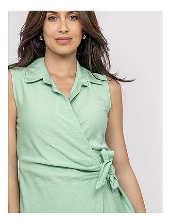 Vestito corto a portafoglio ITANEL