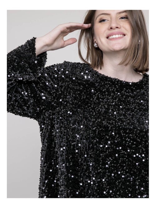 Vestito corto a sequins INAZOE - Kiabi