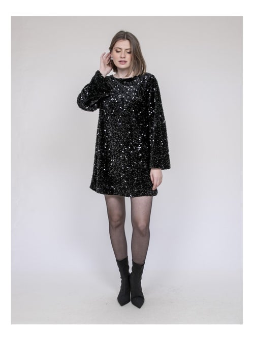 Vestito corto a sequins INAZOE - Kiabi