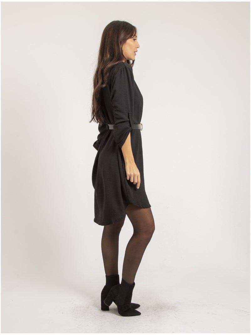 Vestito corto ampio INAAM Nero - Kiabi