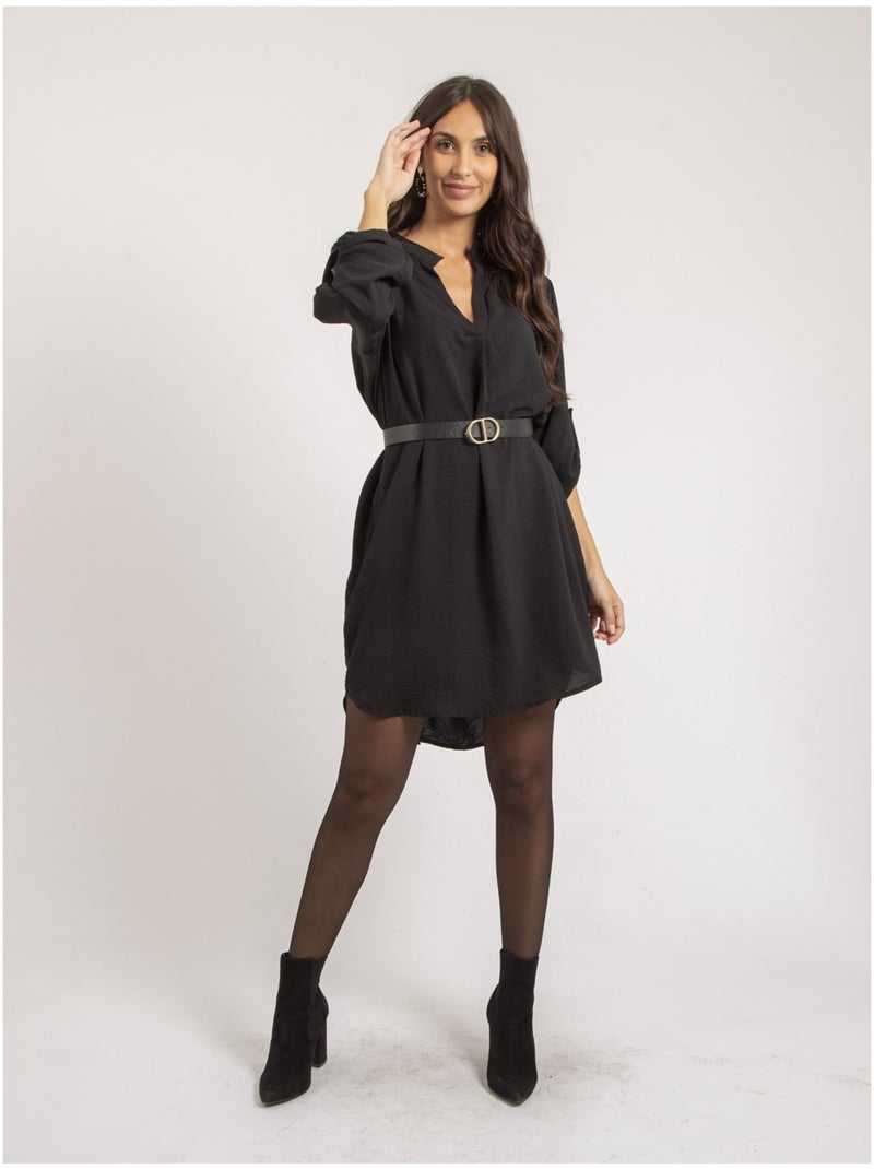Vestito corto ampio INAAM Nero - Kiabi