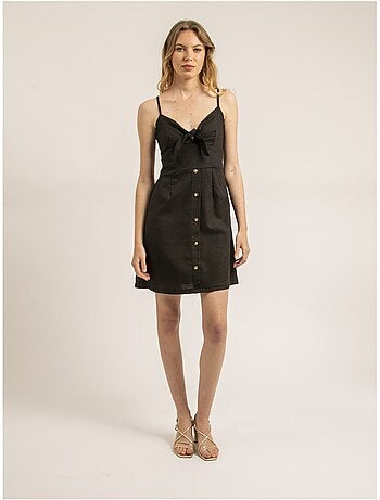 Vestito corto con fiocco ICHEKA