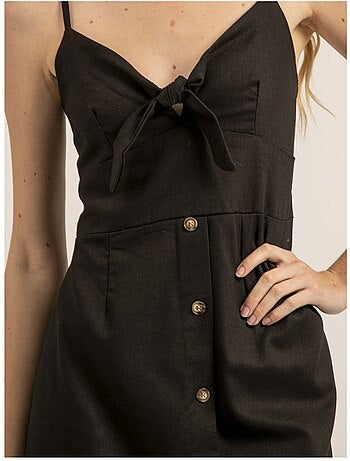 Vestito corto con fiocco ICHEKA