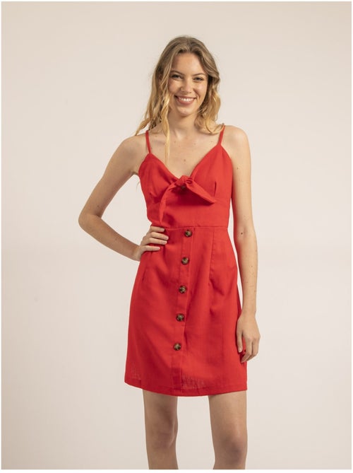 Vestito corto con fiocco ICHEKA - Kiabi