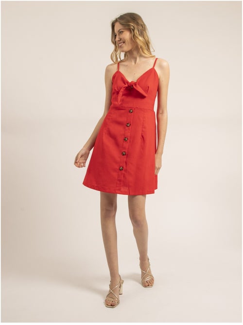 Vestito corto con fiocco ICHEKA - Kiabi