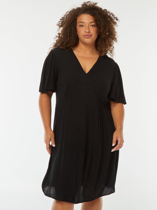 Vestito corto con maniche a farfalla - Kiabi