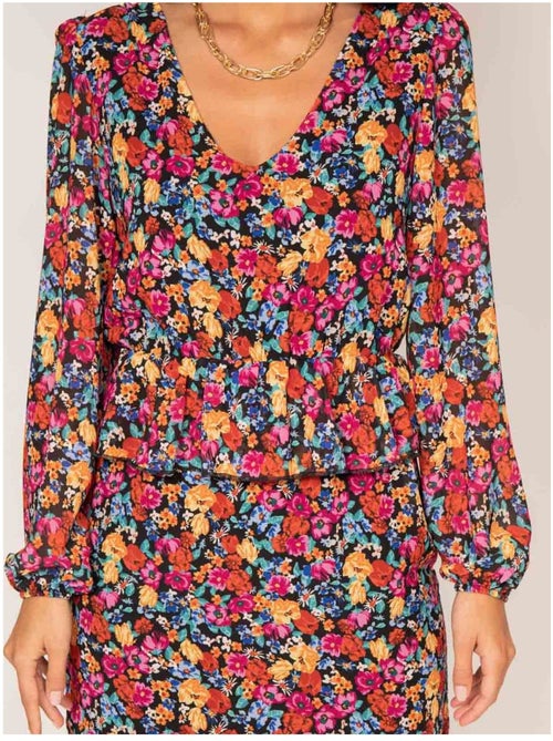 Vestito corto con motivi IMKIE - Kiabi
