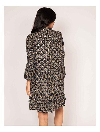 Vestito corto con motivi isther