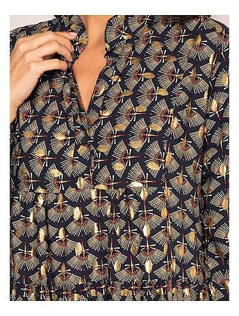 Vestito corto con motivi isther