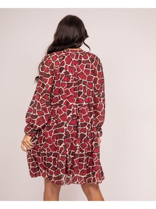 Vestito corto con stampa IFER - Kiabi