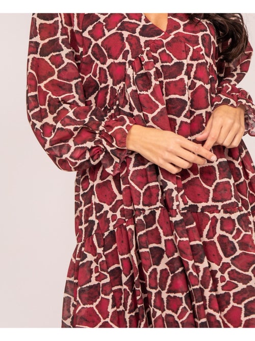 Vestito corto con stampa IFER - Kiabi