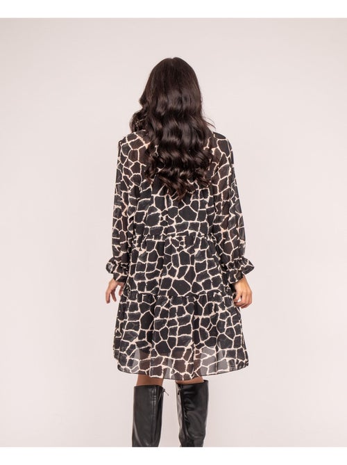 Vestito corto con stampa IFER - Kiabi