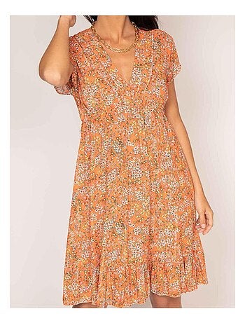 Vestito corto con stampa IJONA