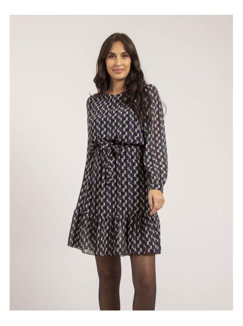 Vestito corto con stampa IPERTIA - Kiabi