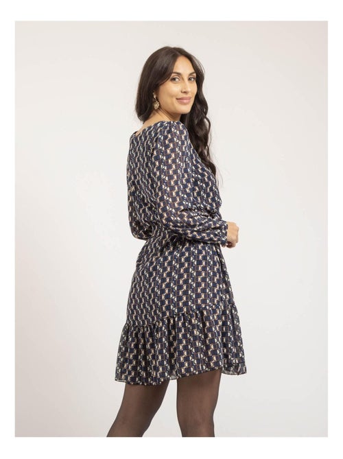 Vestito corto con stampa IPERTIA - Kiabi