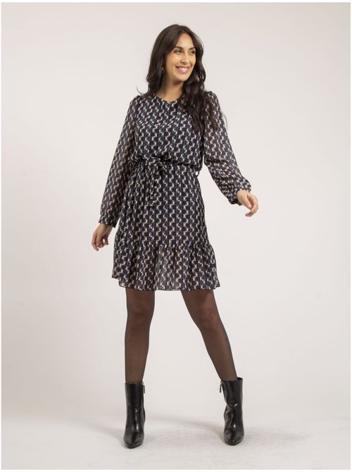 Vestito corto con stampa IPERTIA - Kiabi
